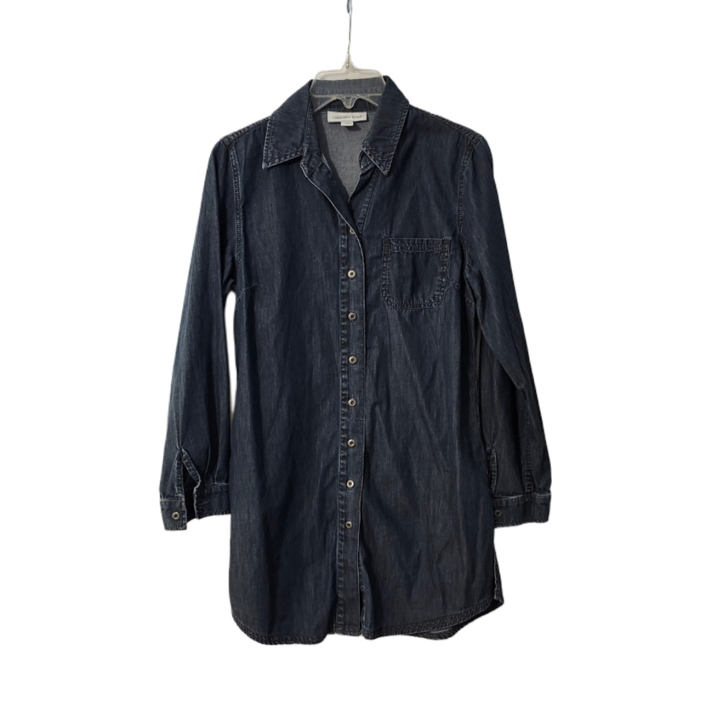 Coldwater Creek   Women's S (6-8) Denim   Tunic   Top    Denim Blue